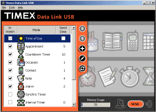 Timex PIM Software